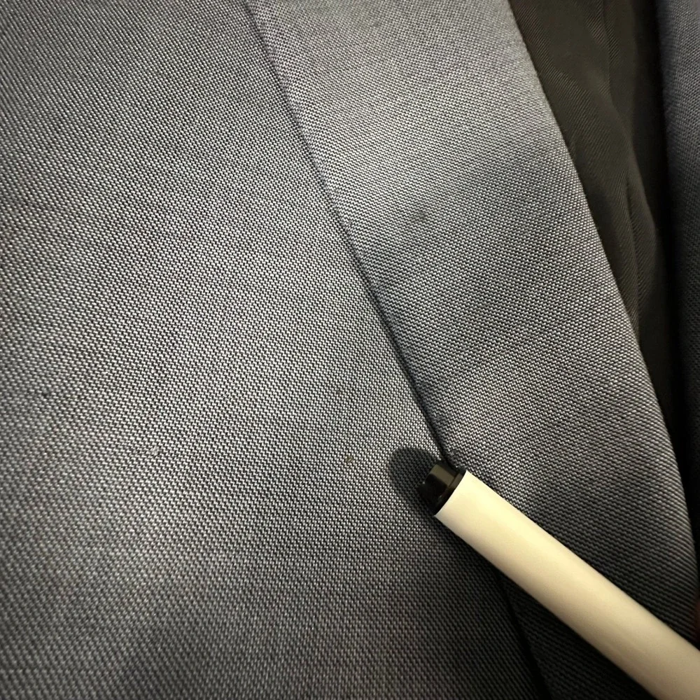 Ermenegildo Zegna Saks Fifth Avenue Blazer Mens 42 Grey Traveller Wool 2 Button